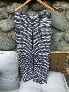 J crew capri silk cotton slightly glimmer anytime of year pants.